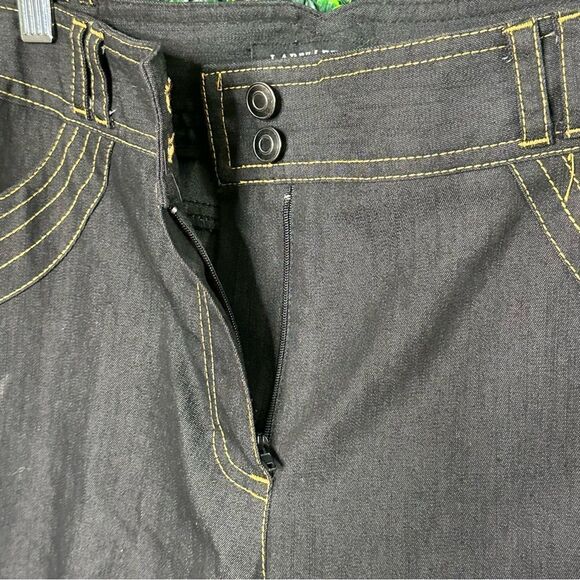 Larry Levine Sport Stretch Black Denim Jeans Sz 12 - Picture 3 of 7